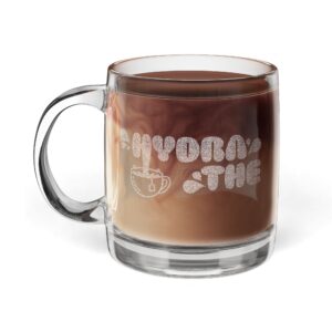 Mug en verre gravé Hydrathé
