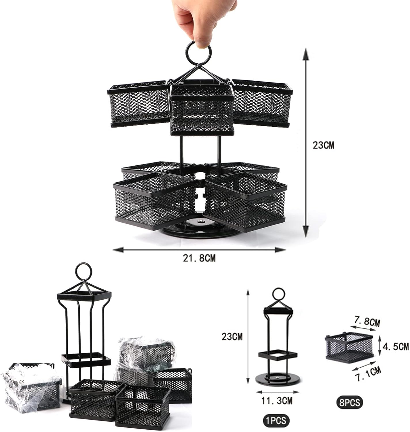 Boîte à thé rotative